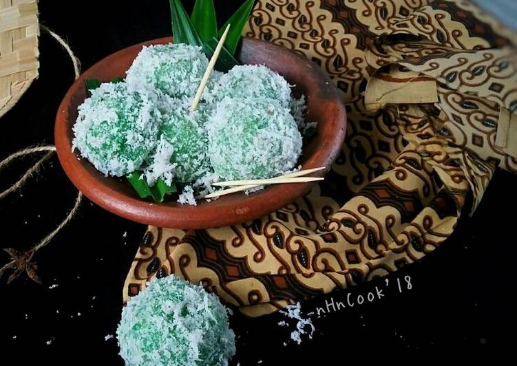 cara membuat Ongol-Ongol Pandan