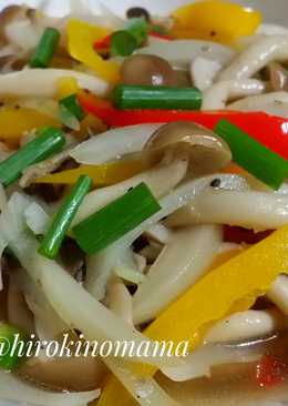 Tumis jamur shimeji