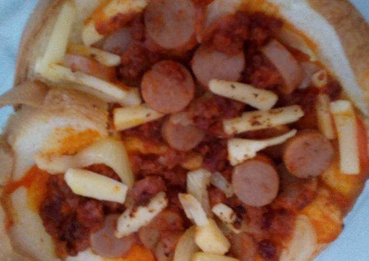 gambar untuk resep makanan Pizza dimasak pake magic com ala anak kos