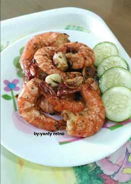 Udang panggang simpel