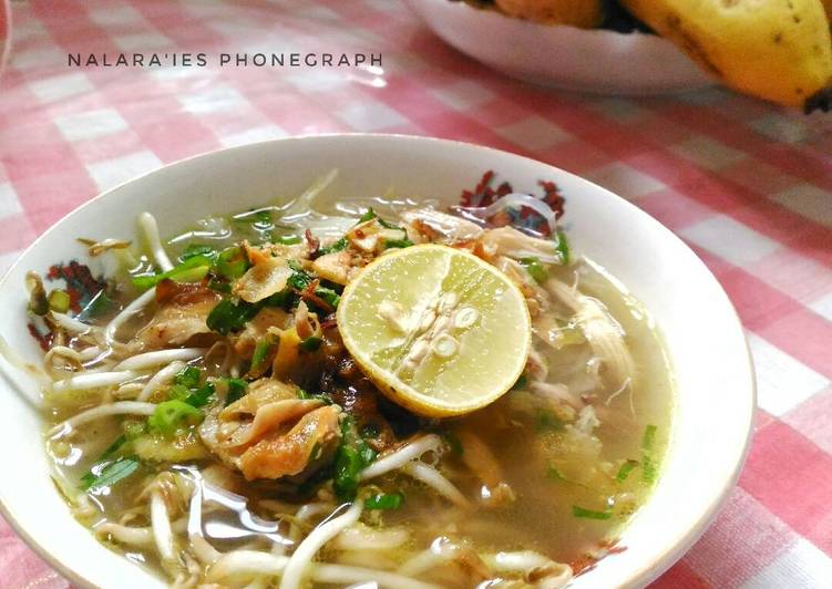 resep lengkap untuk Soto Ayam Semarang