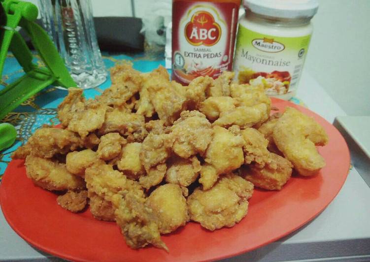 resep makanan Ayam crispy mayonnaise tanpa tulang mudah gak ribet ????