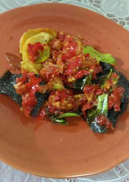 Dendeng balado urang Padang