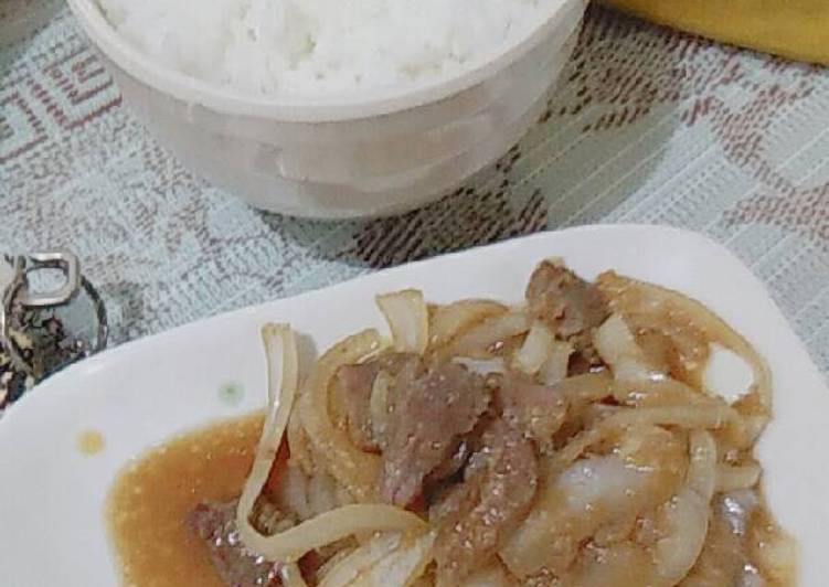 gambar untuk resep makanan Beef Teriyaki