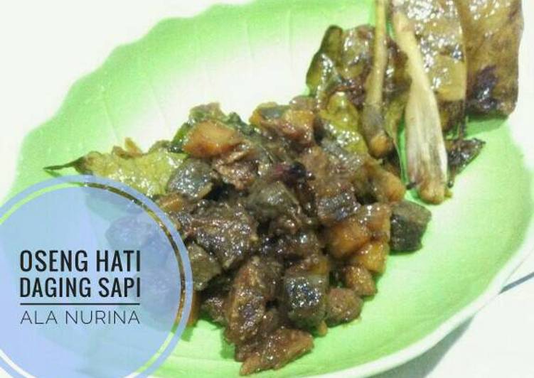 Resep Oseng hati daging sapi manis #KitaBerbagi Dari nurina vidya