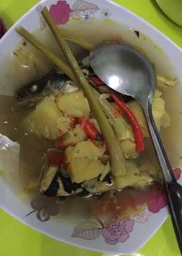 Pindang patin lubuk-linggau ala anak kost
