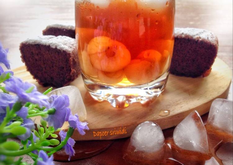 Resep Longan iced tea (#postingrame2_minuman) - Dapoer sriwidi