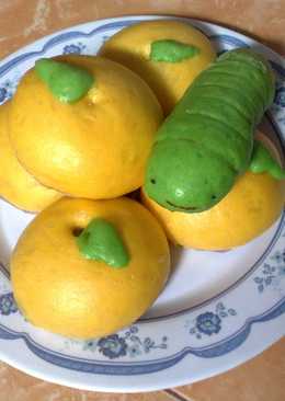 Bakpao jeruk isi coklat