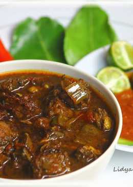 Rawon daging ala chef Lidya