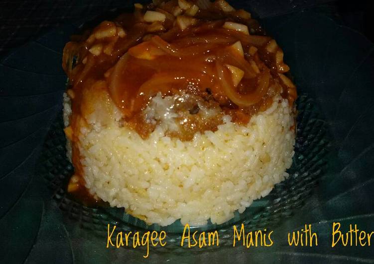 gambar untuk cara membuat Karagee Asam Manis with Butter Rice