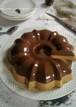 Puding santan cokelat kopi keto