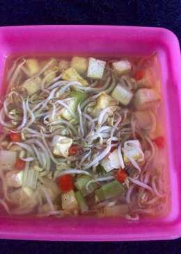 Sayur tahu toge sederhana