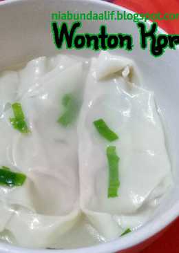 Wonton Kornet (toddler meal)