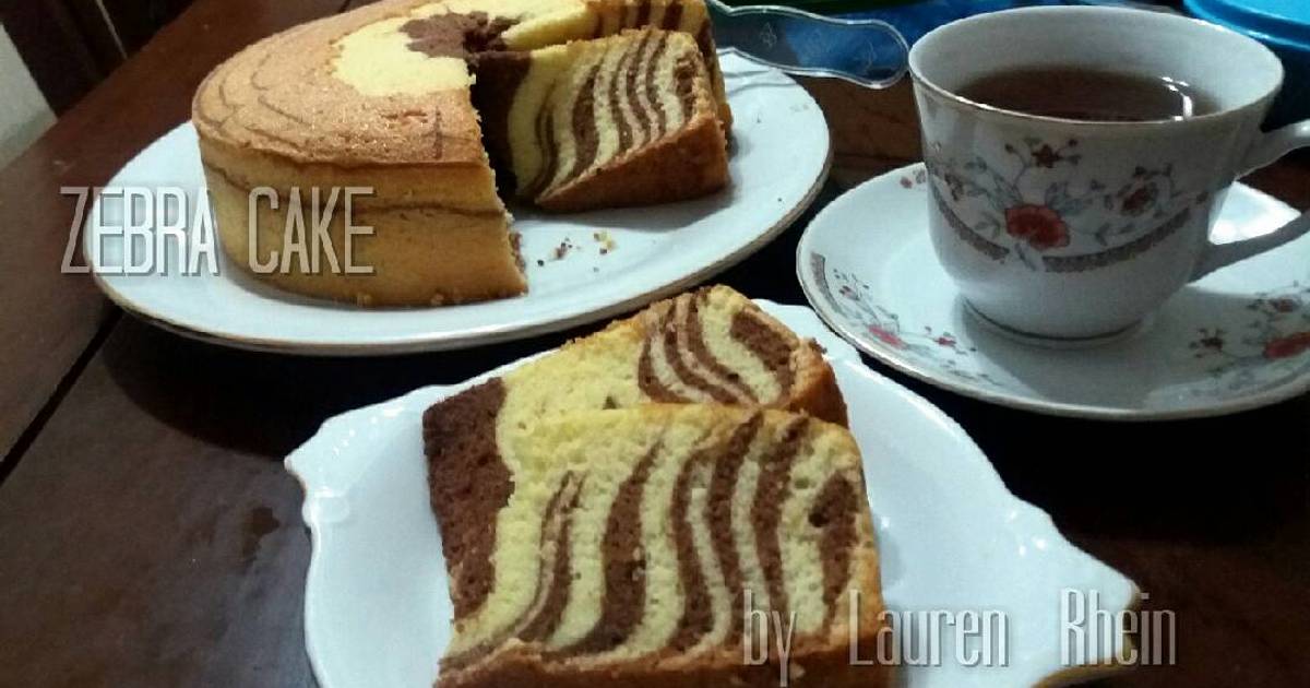 Resep Zebra Cake White Eggs 5 Bahan Resep Zebra Cake White Eggs 5 Bahan