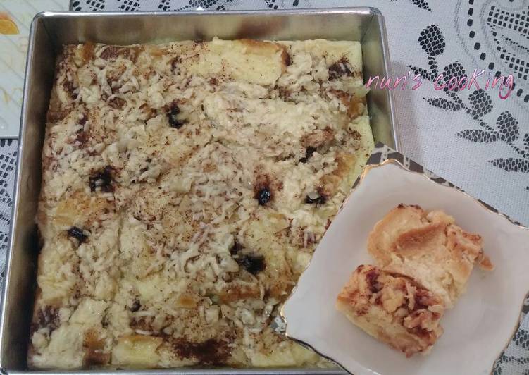 gambar untuk resep makanan Puding Roti Keju Coklat