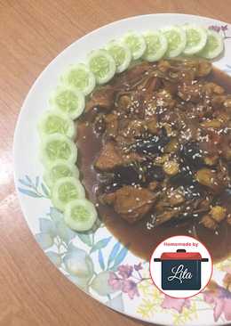 Ayam kecap nanas enak bergiziÂ #homemadebylita