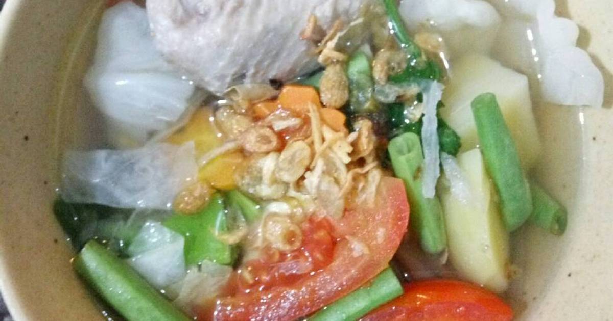 Resep Sop Ayam Bening ala Lingling