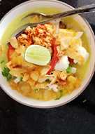 Soto ayam kuah santan