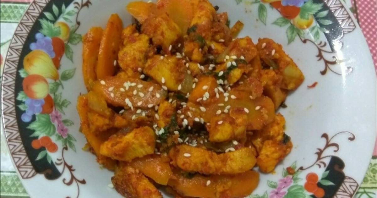 525 resep ayam pedas korea enak dan sederhana - Cookpad