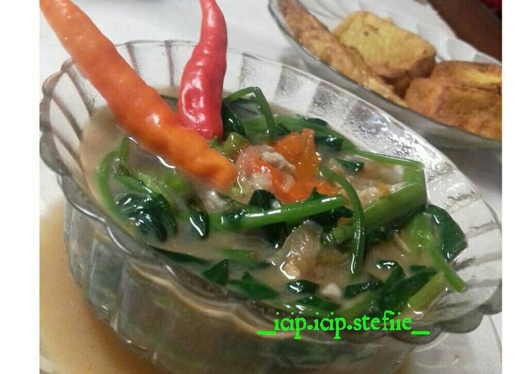 resep lengkap untuk Ca kangkung Spiiicyy kuah trasi