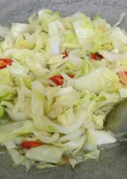 Capcay kubis & sawi putih