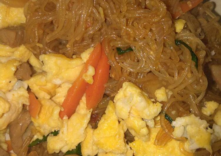 resep lengkap untuk Soun goreng campur #BekalAnak