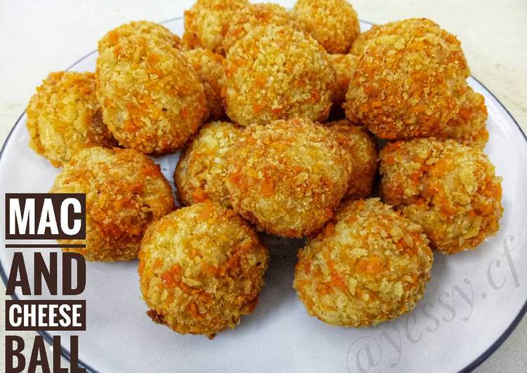 bahan dan cara membuat Mac & Cheese Ball - Bola Bola Makaroni Keju