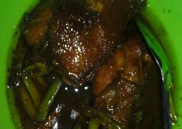 Resep Ayam kecap pedes manis + buncis - Ade Riyana