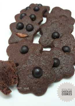 Eggless Chocolate Cookies