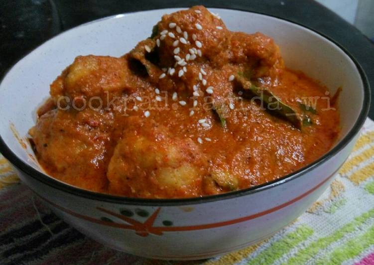 gambar untuk resep Rendang bola ayam & kentang