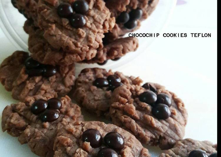 Chocochip cookies teflon (1 telur)