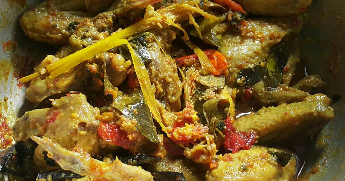 Resep Sayap Ayam Bumbu Pepes Endolitaa pokoknya..!! ala Tresna Patriani