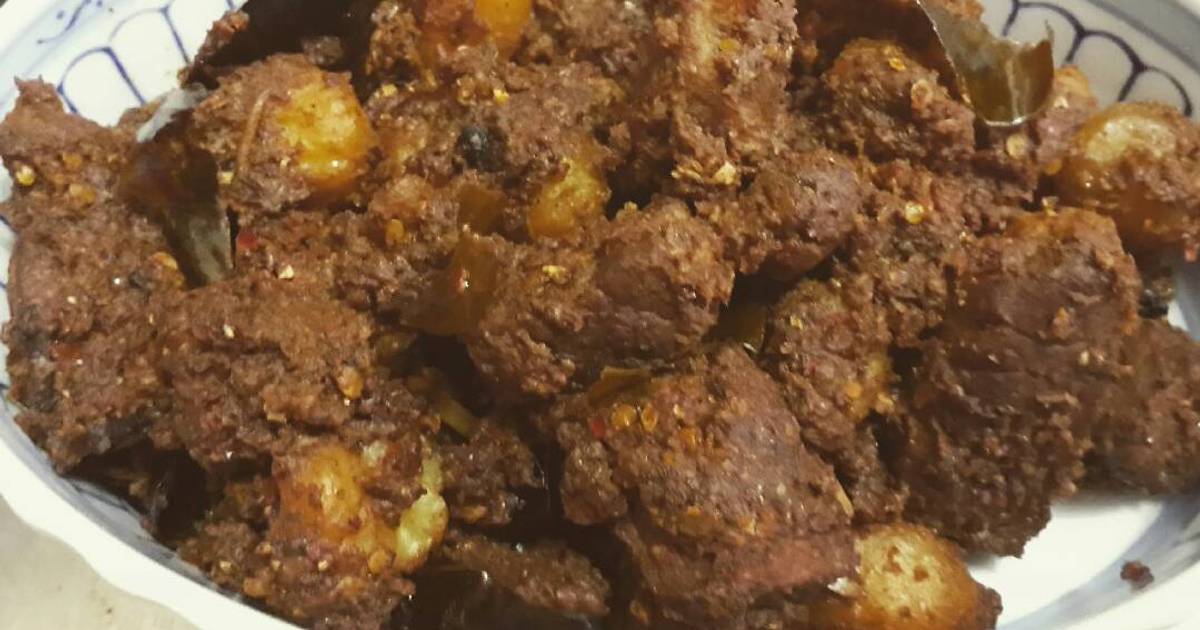  Resep Rendang daging pedas dengan baby potato oleh Off 