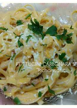 Fettucini carbonara