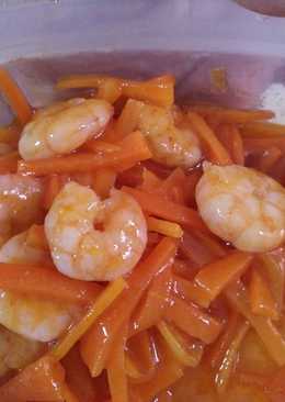 Wortel udang asam manis