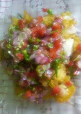 Cumi siram sambal matah