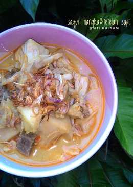 Sayur nangka&tetelan sapi