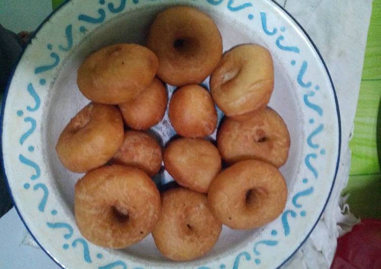 resep lengkap untuk Donat Maizena empuk