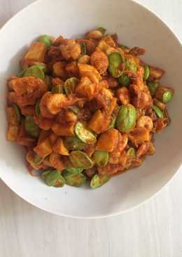 Sambal udang pete