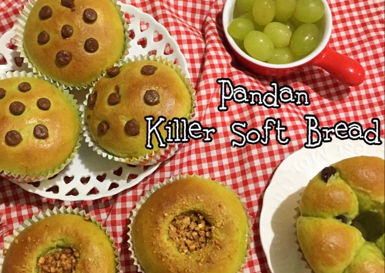 resep Pandan Killer Soft Bread (KSB)