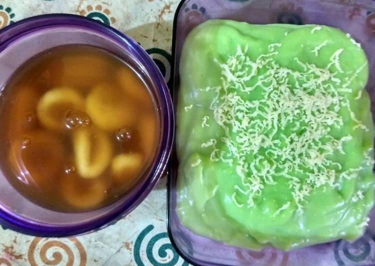 bahan dan cara membuat Bubur Sumsum Candil Kentang