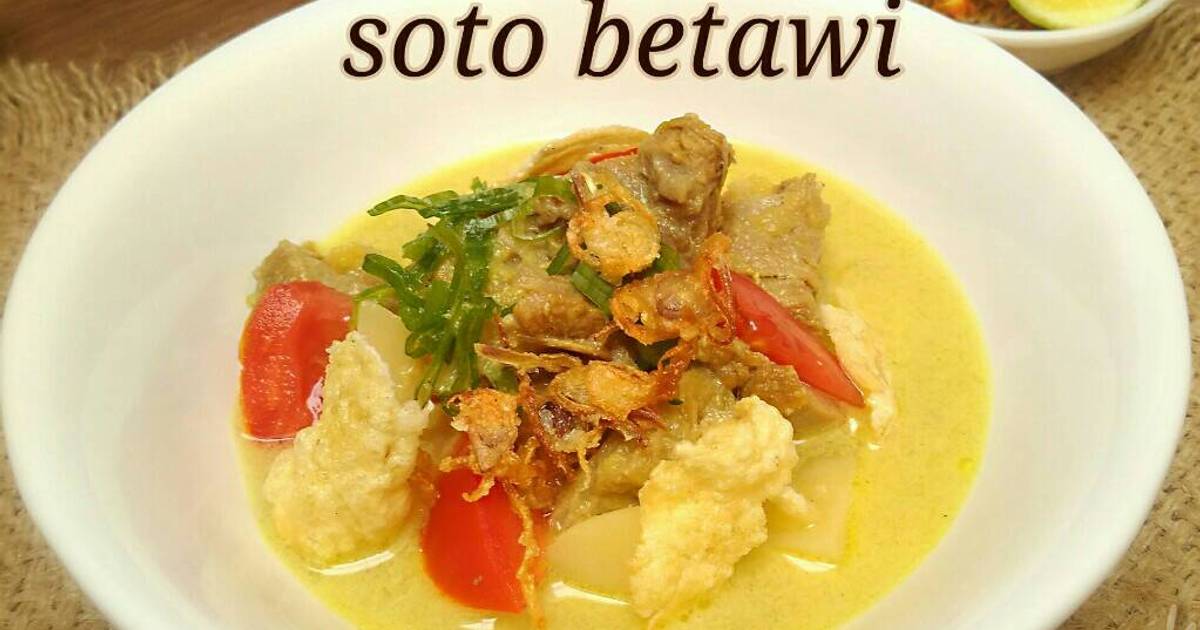Masakan indonesia soto betawi - 171 resep - Cookpad
