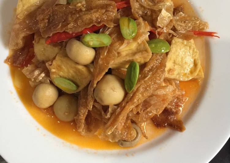 Resep Tauco tahu tauki petai Oleh Vovi Chen