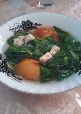 Sayur bening bayam untuk balita