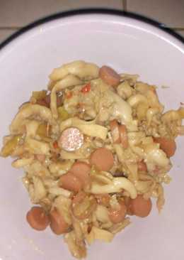 Tumis jamur tiram sosis