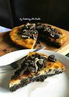 Baked Oreo Cheese Cake Pie