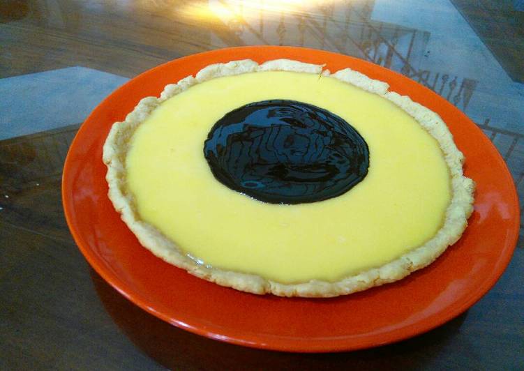 bahan dan cara membuat Pie Susu Teflon / Egg Tart