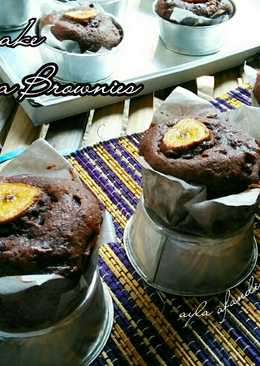 Nutricake Banana Brownies in Cup