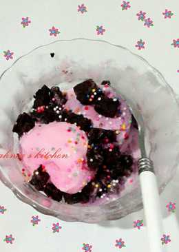 Es krim topping brownies