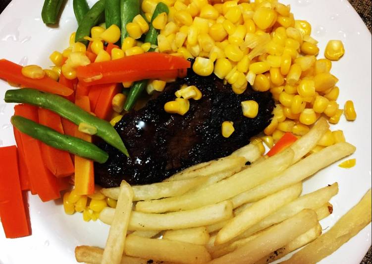 Resep Steak Daging Sapi Dari KreasiUmmisafa